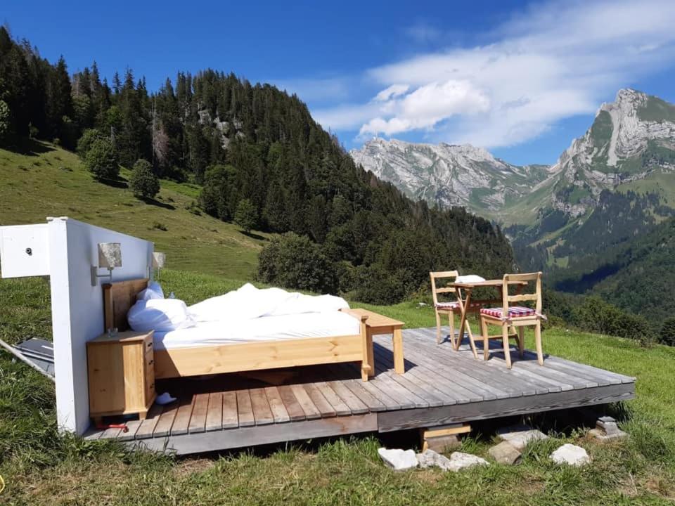 Ferienwohnung Haus Am Bach In Toggenburg 빌트하우스 외부 사진